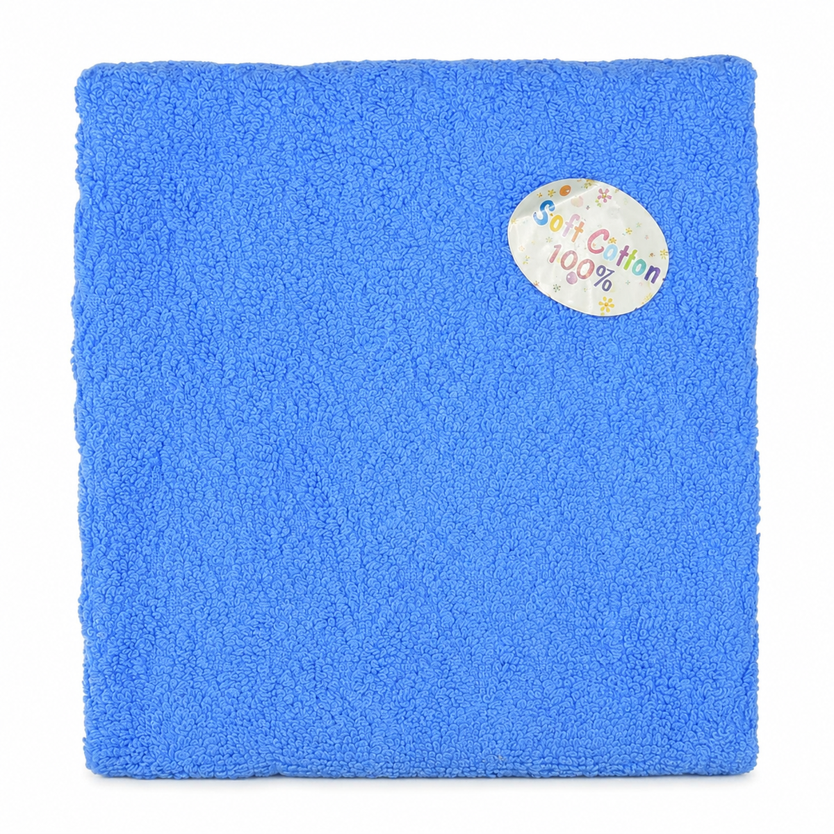 BABY TOWEL 100%COTTON BLUE