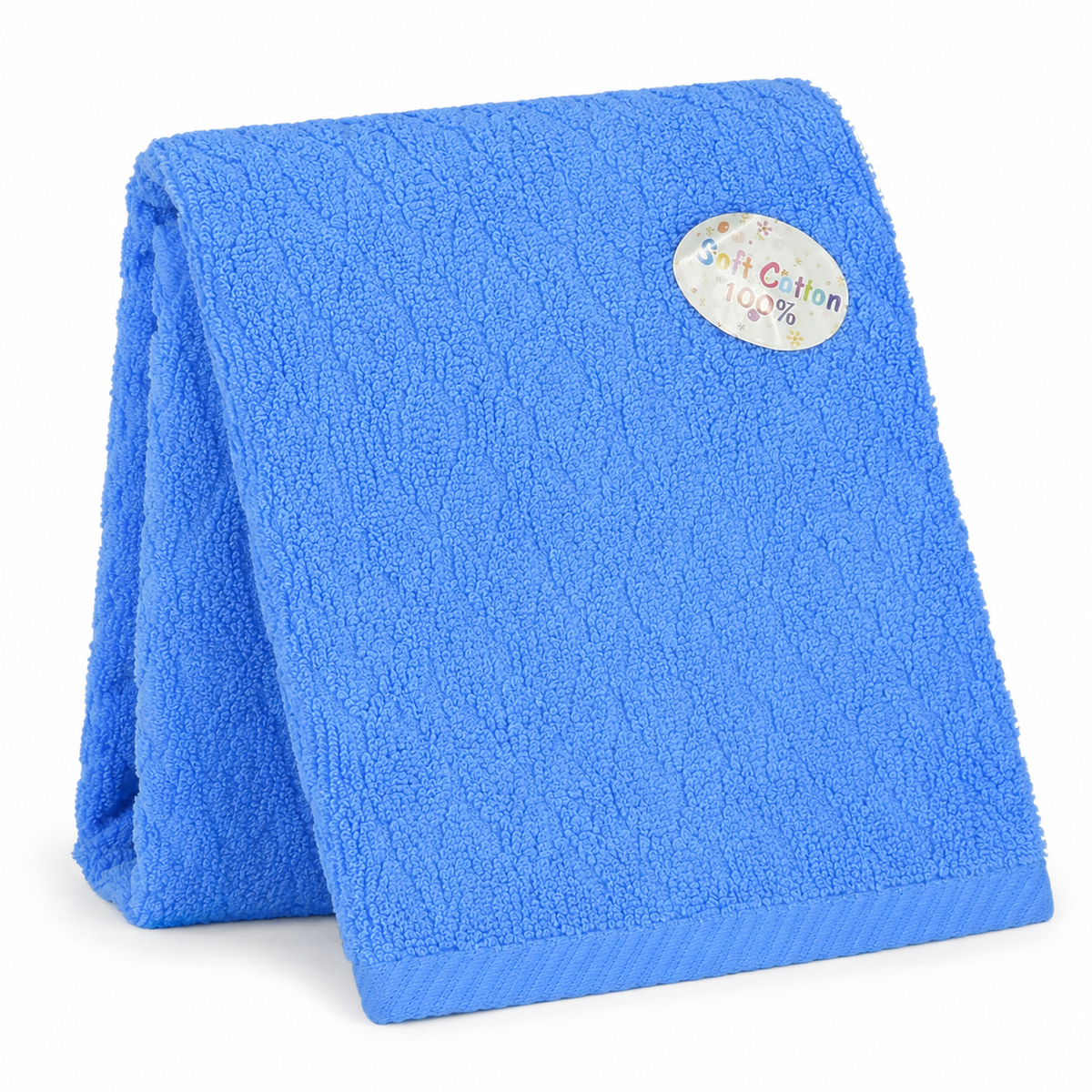 BABY TOWEL 100%COTTON BLUE