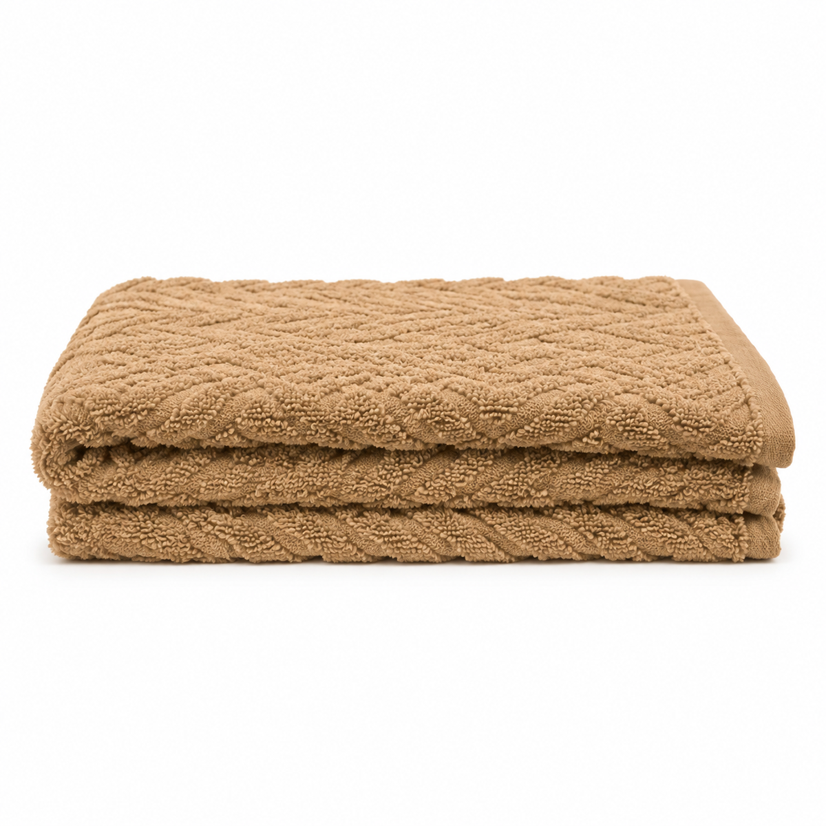 BABY TOWEL 100%COTTON BROWN