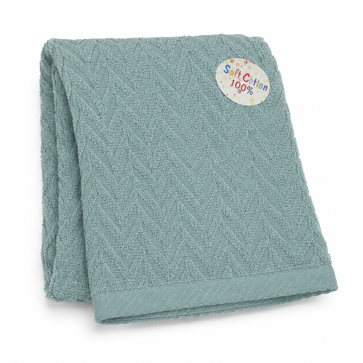 BABY TOWEL 100%COTTON GREEN