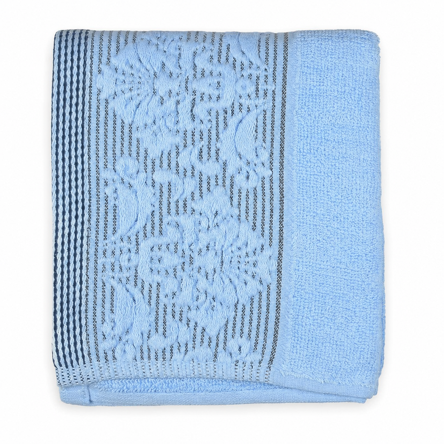 BABY TOWEL LINES PRINTED BLUE