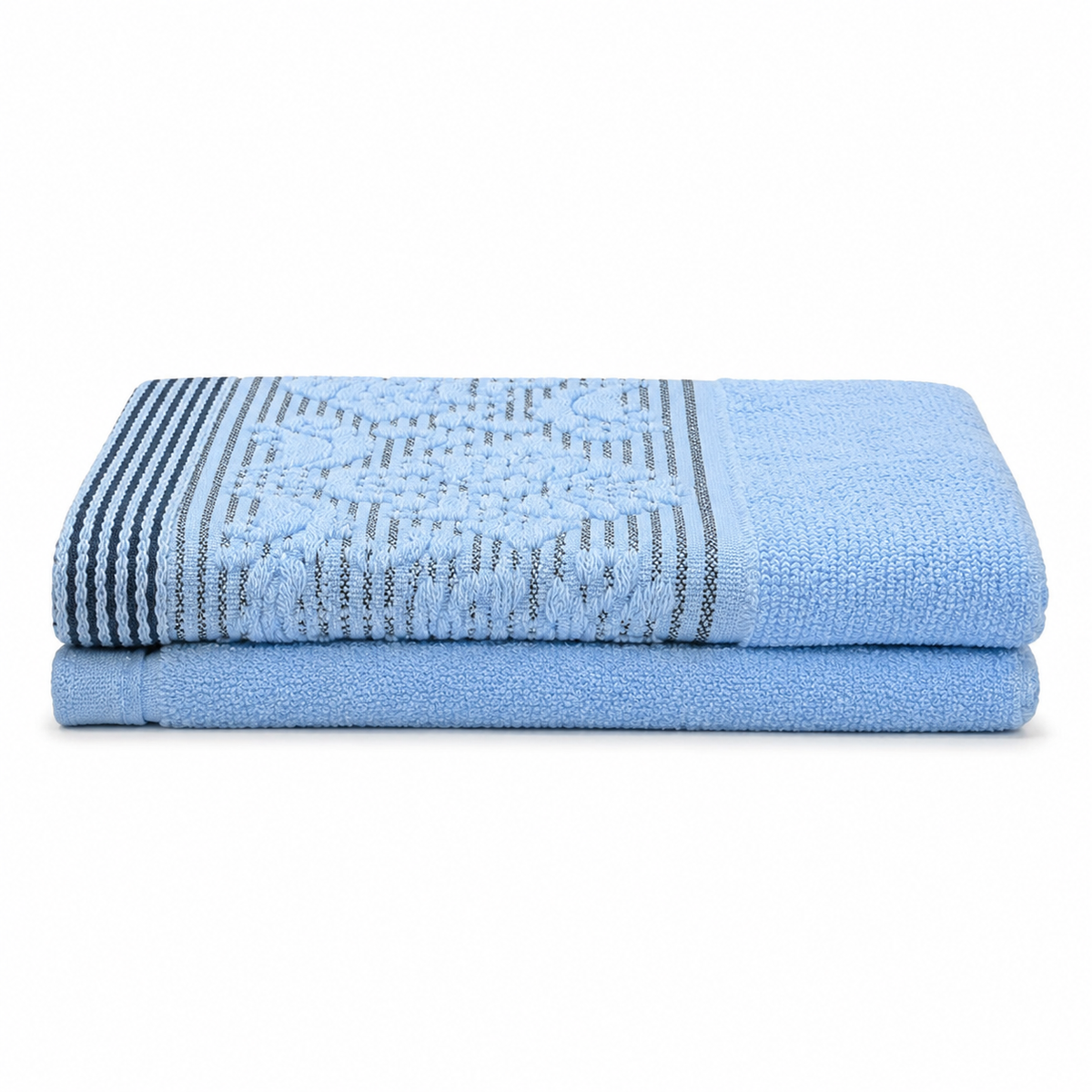 BABY TOWEL LINES PRINTED BLUE