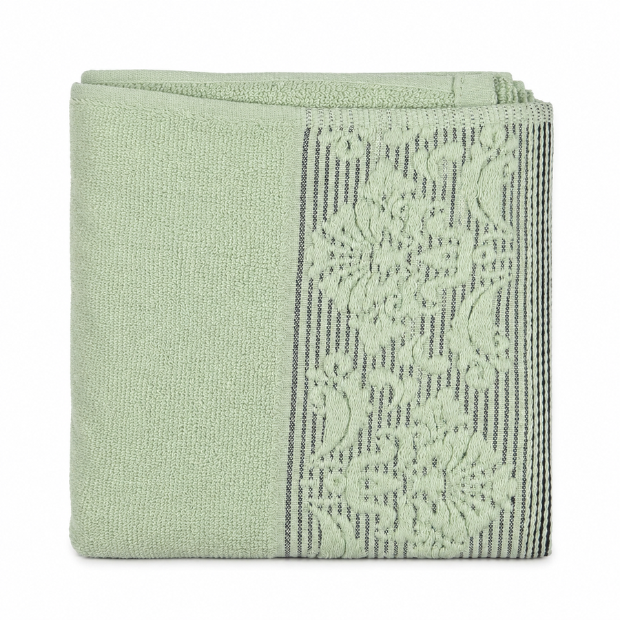 BABY TOWEL LINES PRINTED GREEN