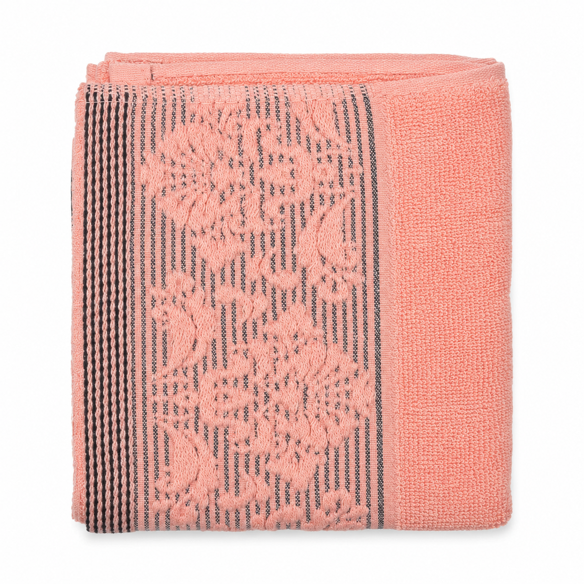 BABY TOWEL LINES PRINTED PINK