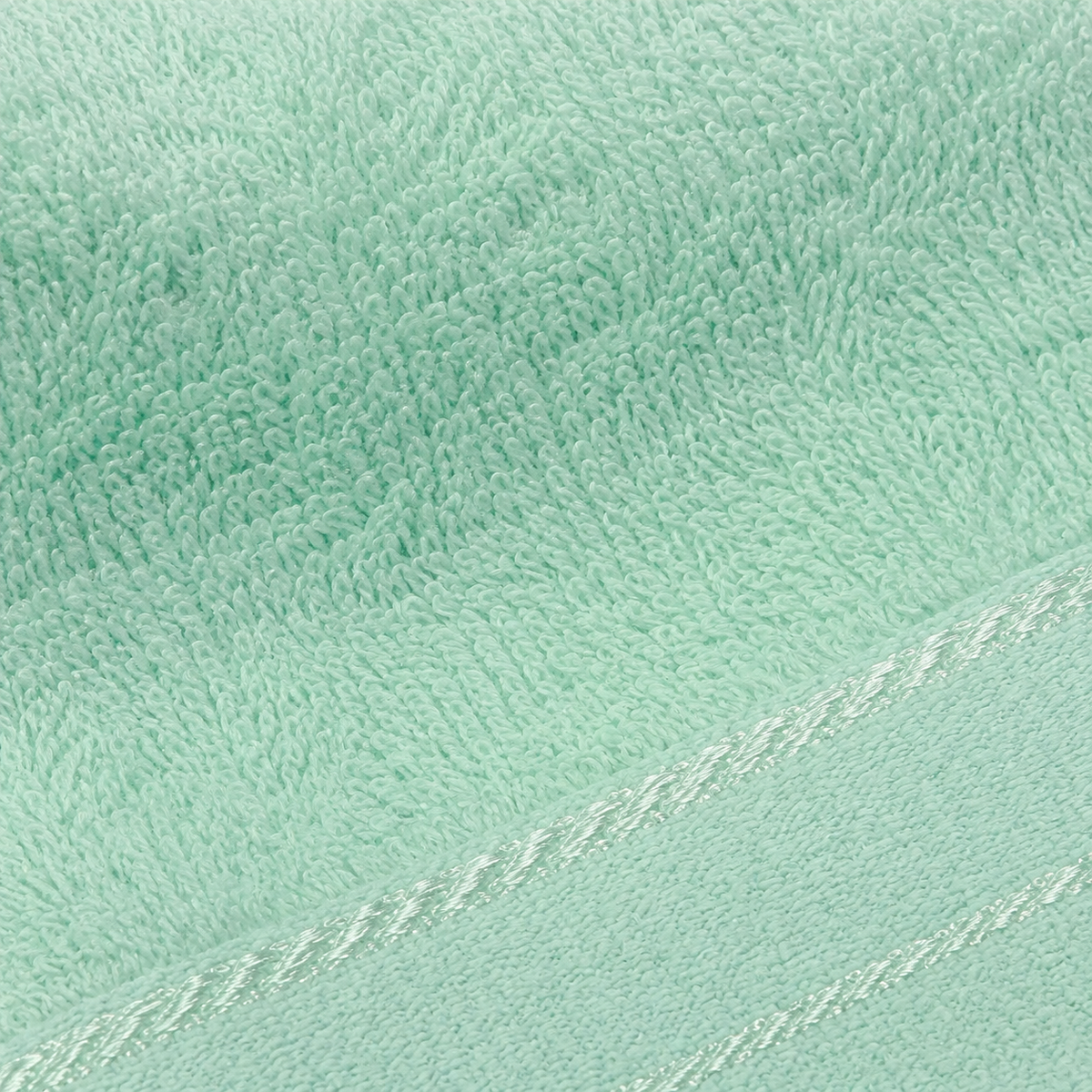 BABY TOWEL LION MINT EMB