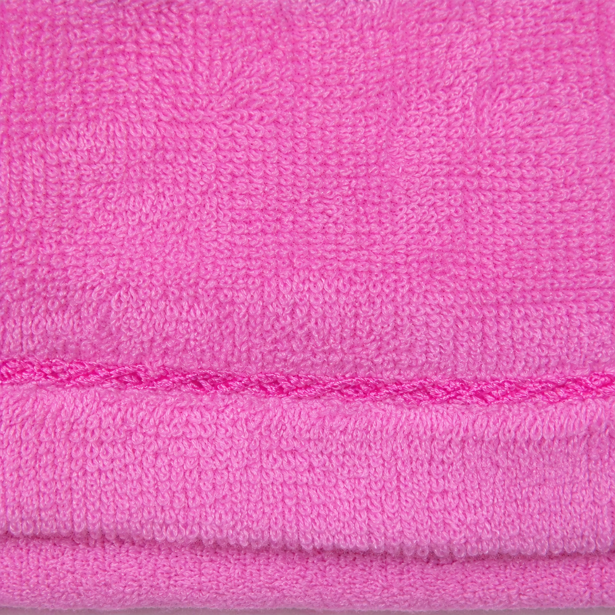 BABY TOWEL LION PINK EMB