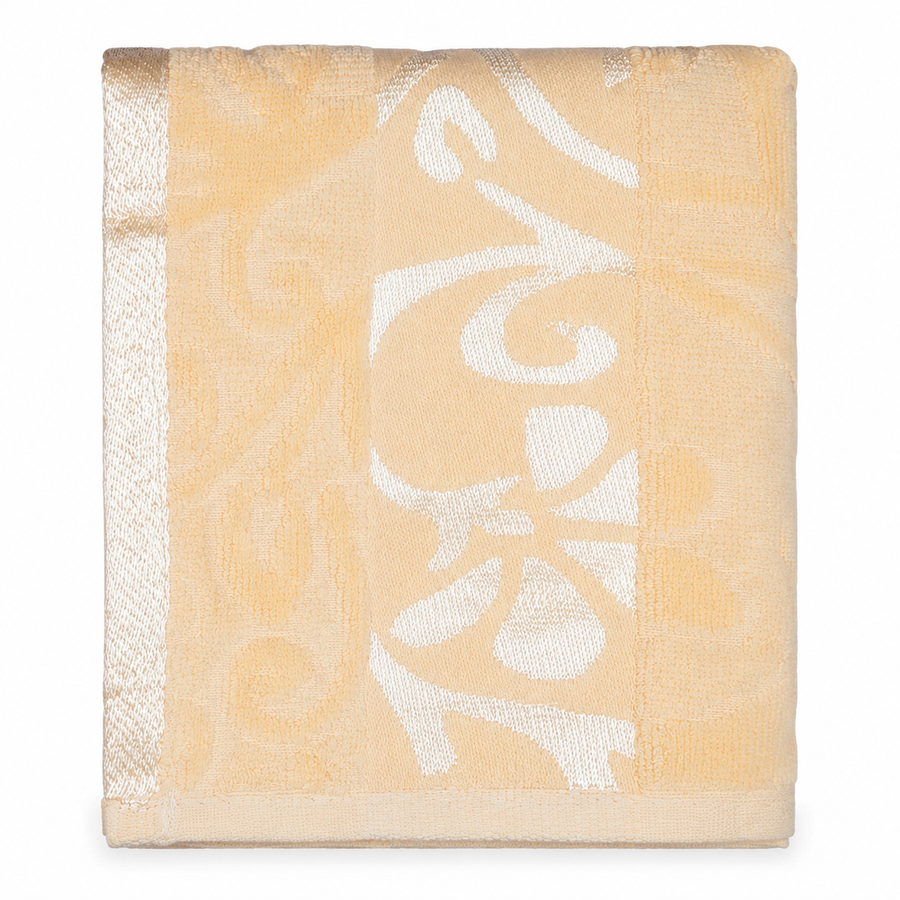BABY TOWEL PRINTED PEACH
