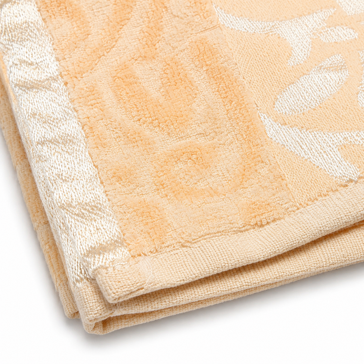 BABY TOWEL PRINTED PEACH