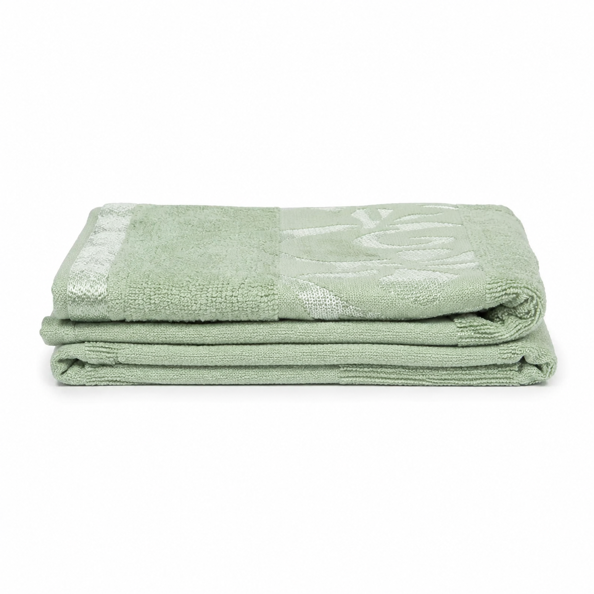 BABY TOWEL PRINTED GREEN