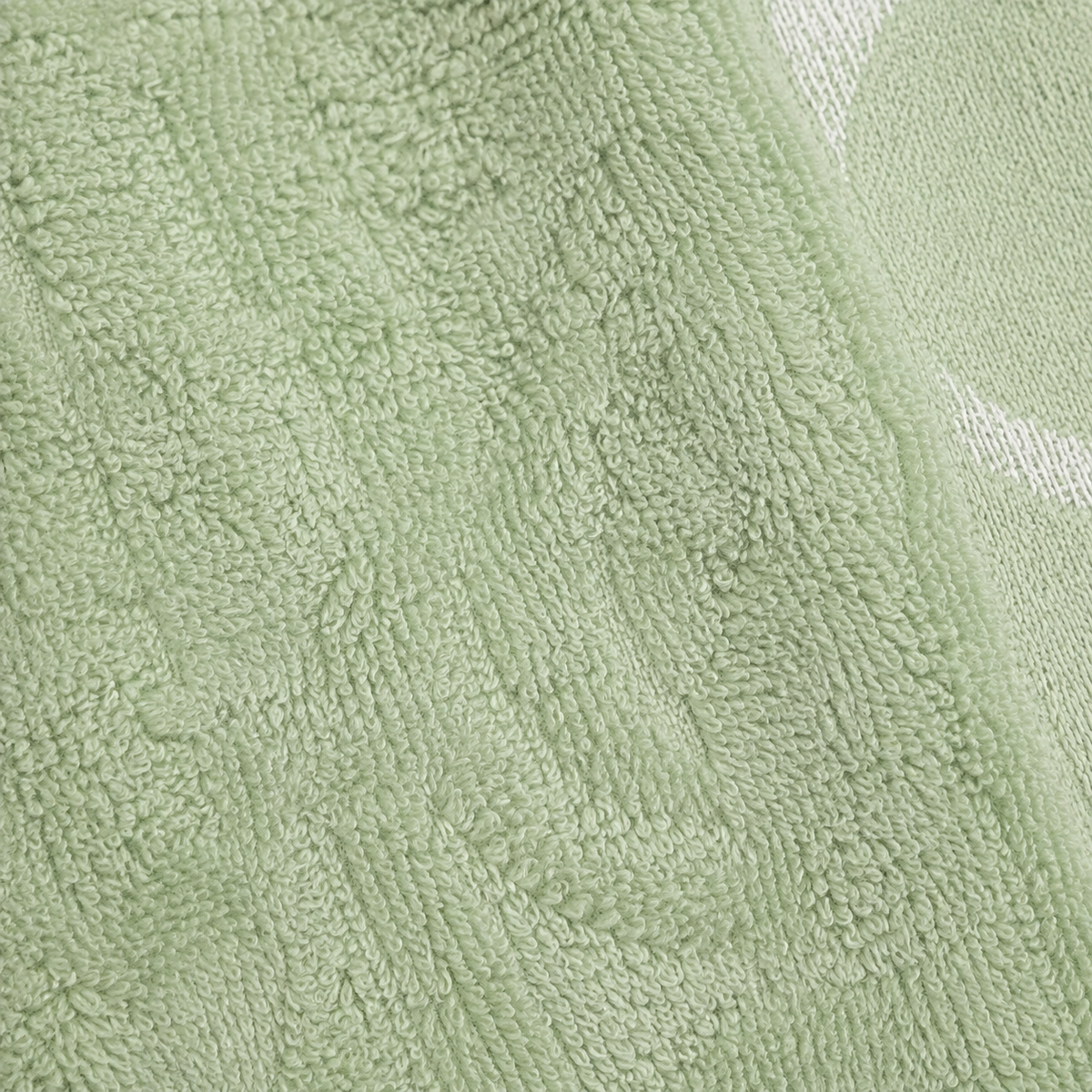 BABY TOWEL PRINTED GREEN