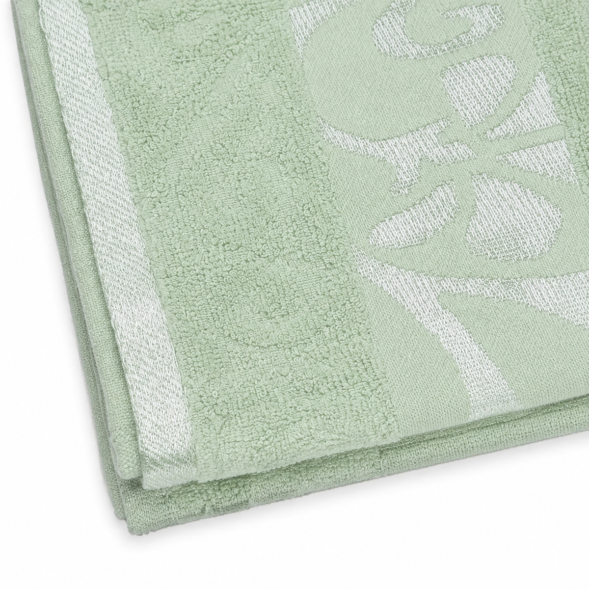 BABY TOWEL PRINTED GREEN