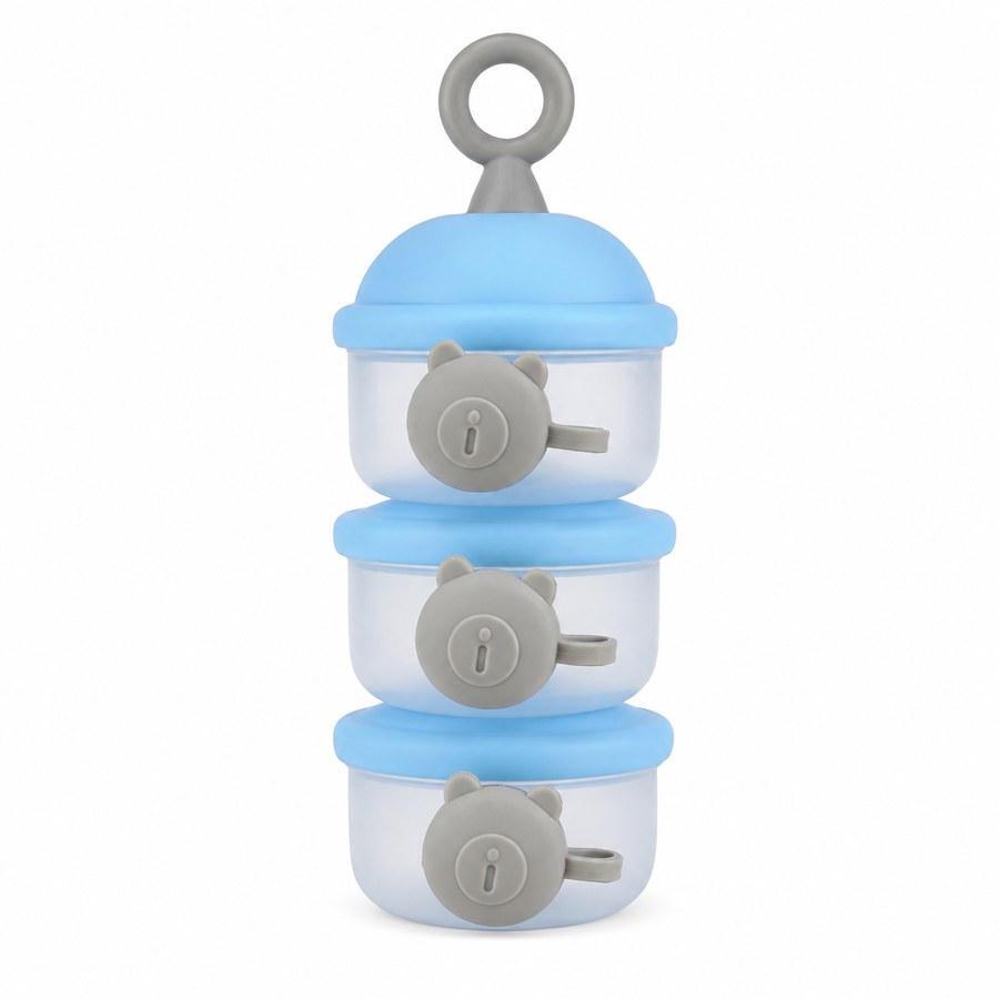 Baby Milk Container 3pcs Blue
