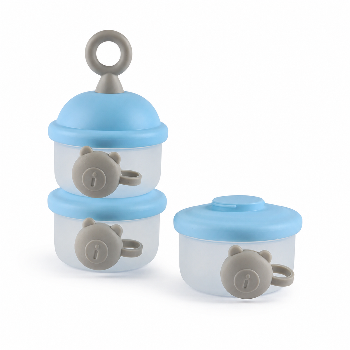 Baby Milk Container 3pcs Blue