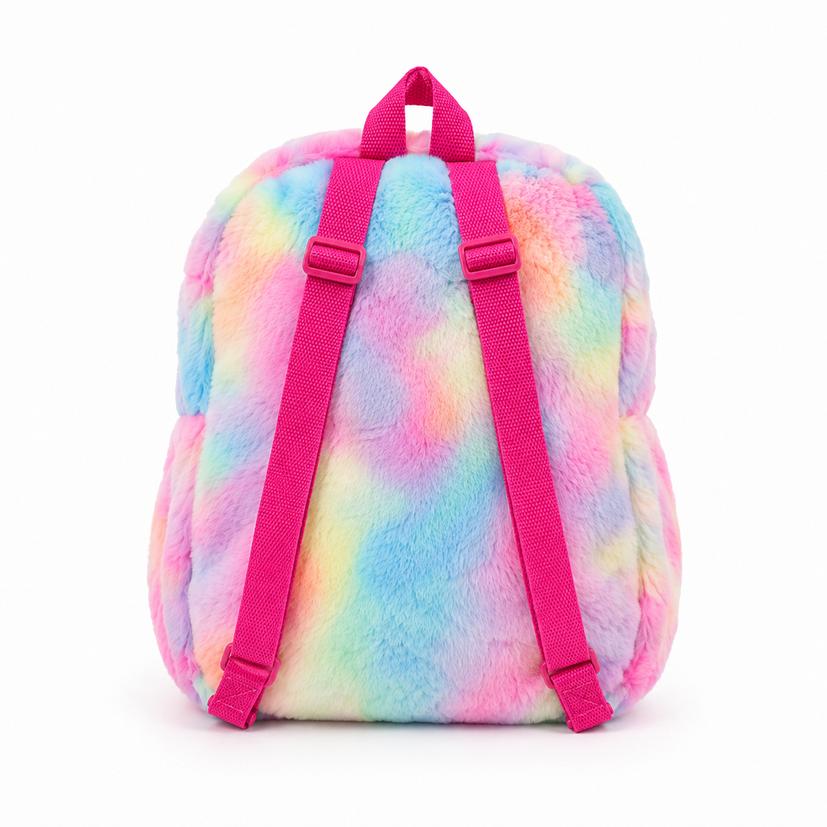 UNICORN SOFT TOY BAG 3D SILVER GLITTER SPARKLY WINGS RAINBOW SHED FOR KIDS