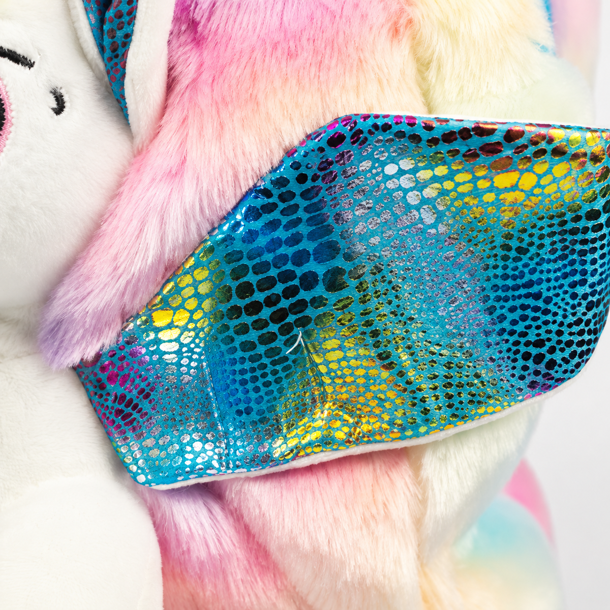 UNICORN SOFT TOY BAG 3D GLITTER SPARKLY WINGS RAINBOW SHED FOR KIDS