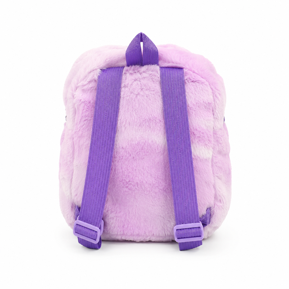 UNICORN SOFT TOY BAG 3D GLITTER SPARKLY WINGS PURPLE FOR KIDS