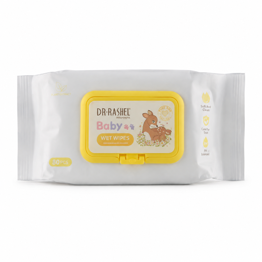 DR.RASHEL BABY WET WIPES 80PCS