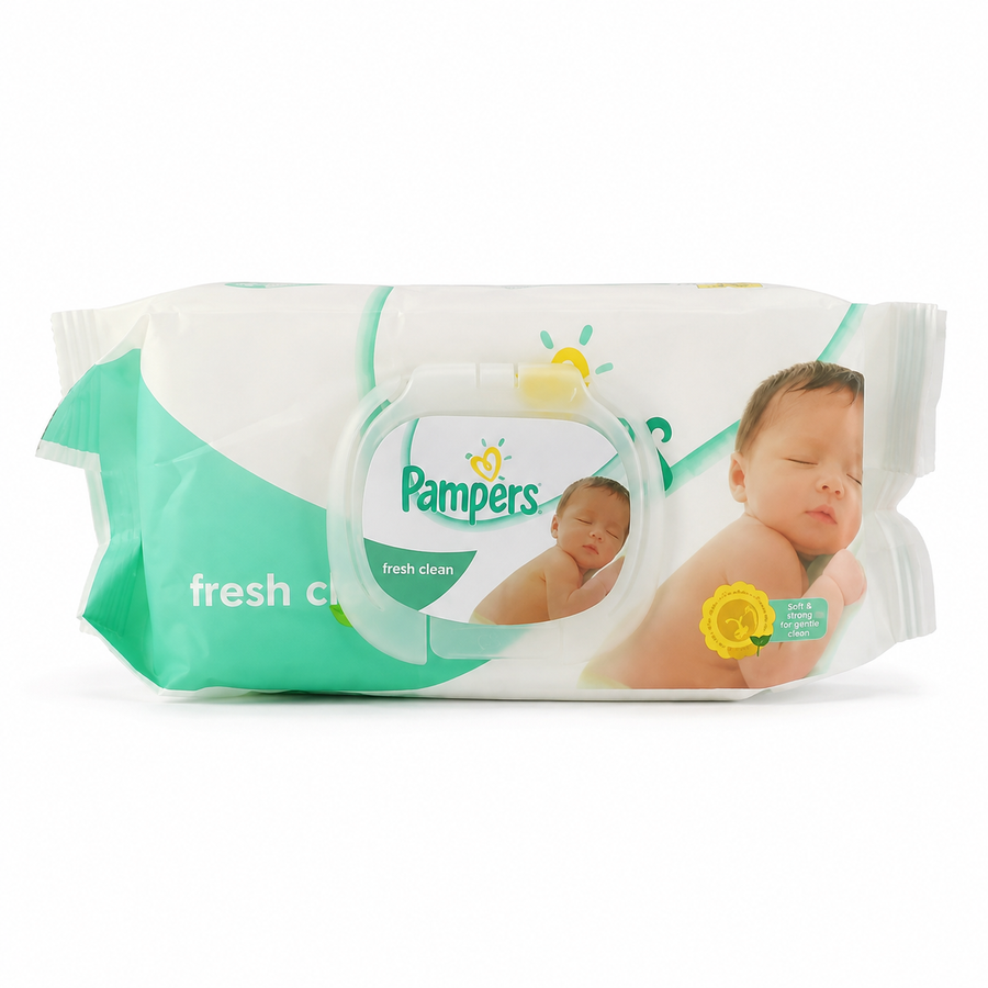 PAMPARS BABY WIPES FRESH CLEAN 72PCS
