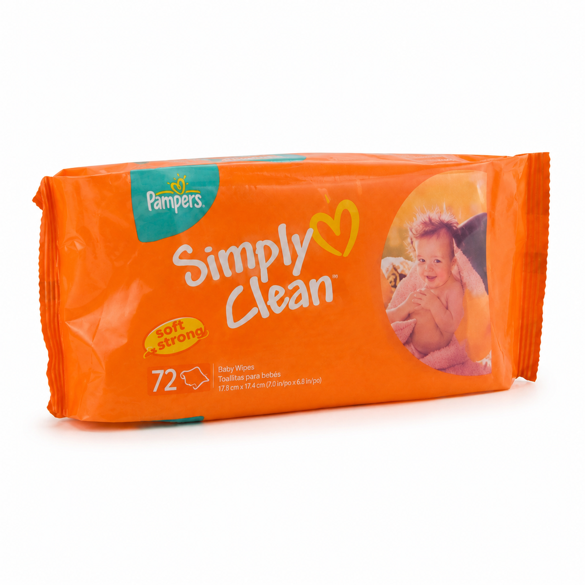 PAMPER WIPES 72PCS