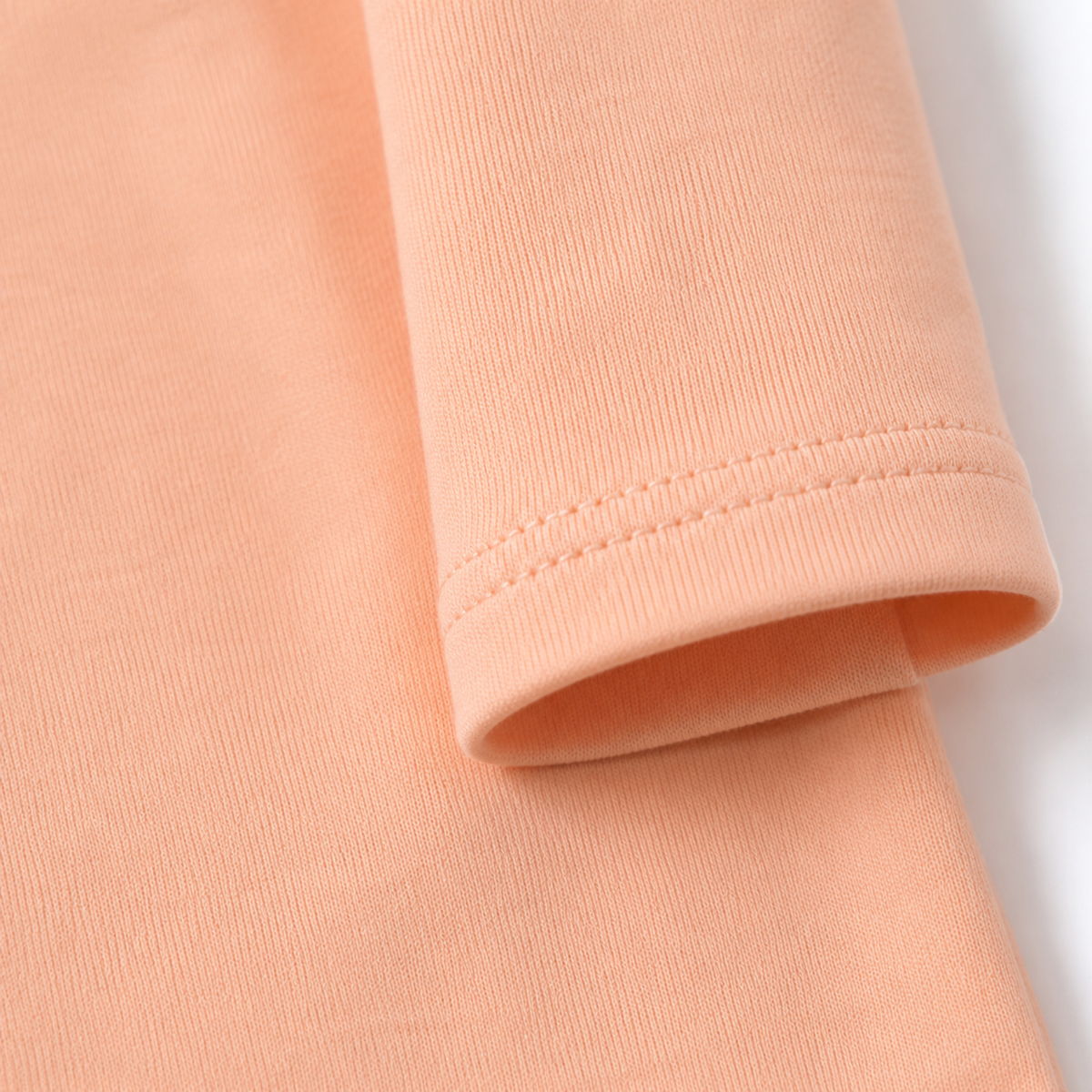 Full-Sleeve Cotton Baby Bodysuits 3-Pack – Peach Duck