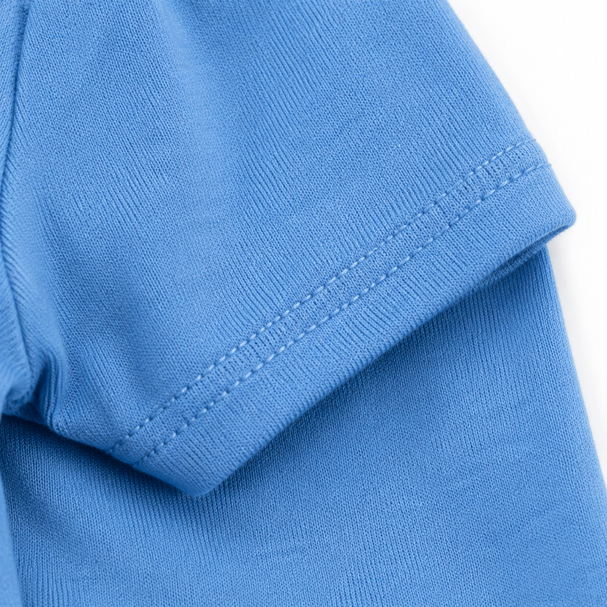 Half-Sleeve Cotton Baby Bodysuits 3-Pack – Blue Smile