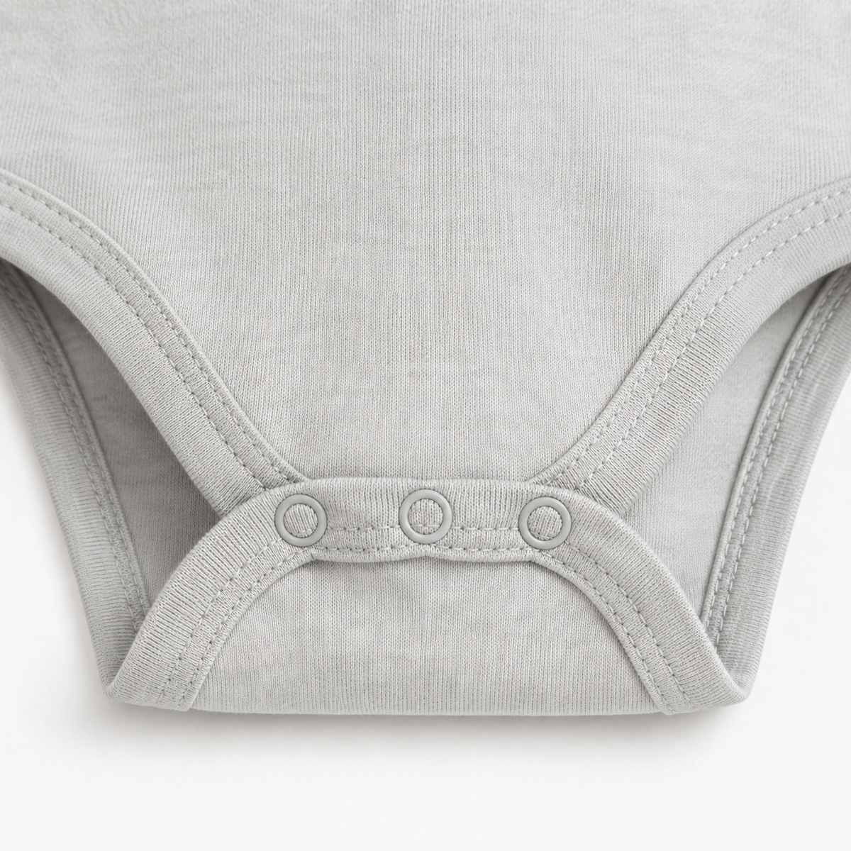 Half-Sleeve Cotton Baby Bodysuits 3-Pack – Grey Bear
