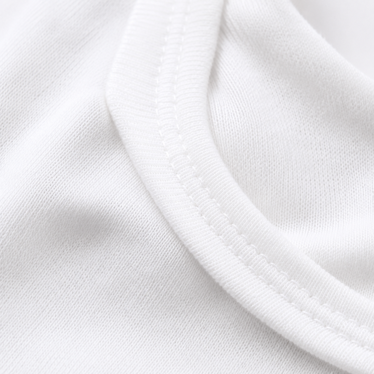Cotton Baby Bodysuits 3-Pack – White Robot Print