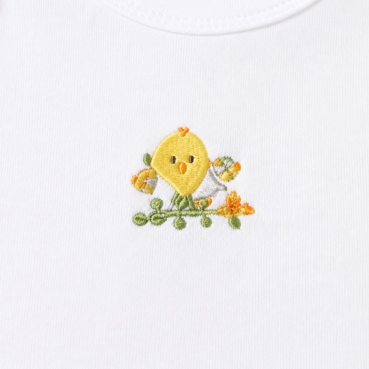 Cotton Baby Bodysuits 3-Pack – White Robot Print