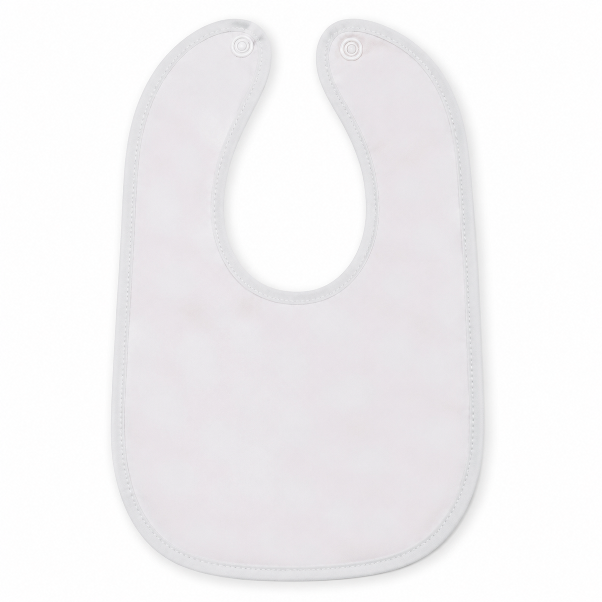 BABY PLASTIC BIB BUTTON DOLPHIN BABY PINK