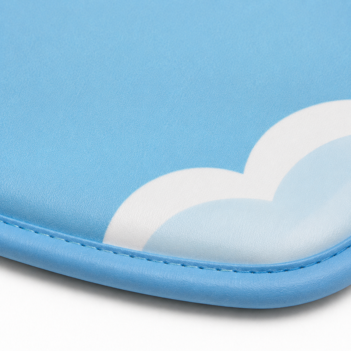 BABY BIB & MAT SET SUPER FOX PRINT SKY BLUE (BPA FREE) NON TOXIC WATERPROOF