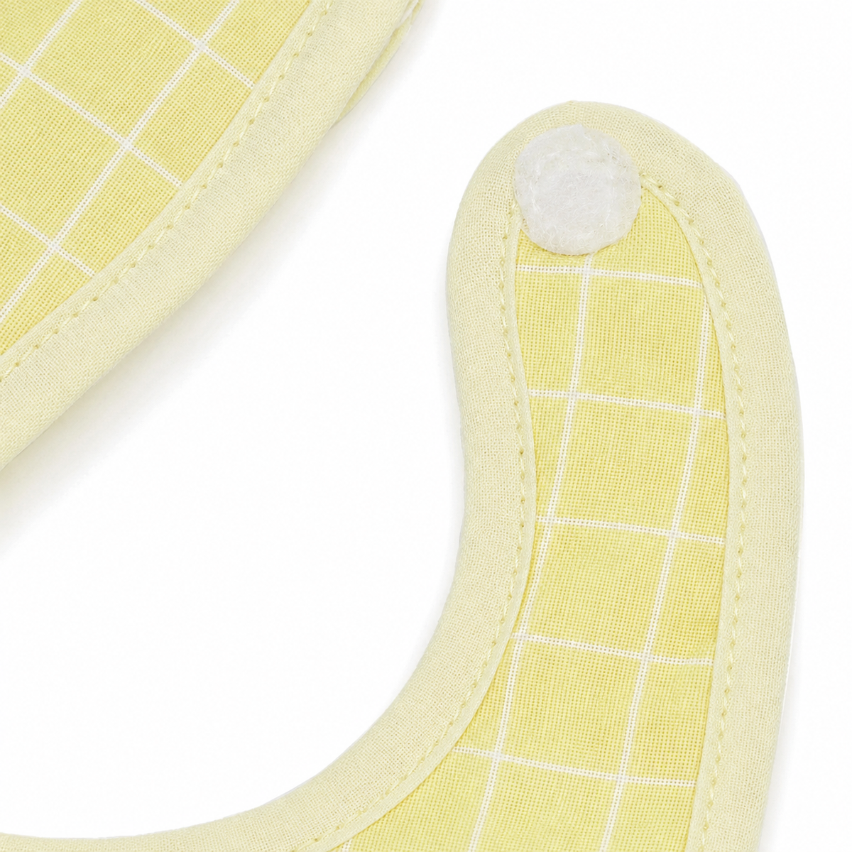 BABY BIB BOW PRINTED YELLOW