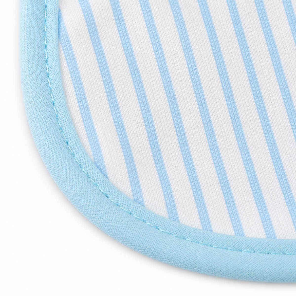 BABY BIB CLASSICAL BOW PRINTED BLUE