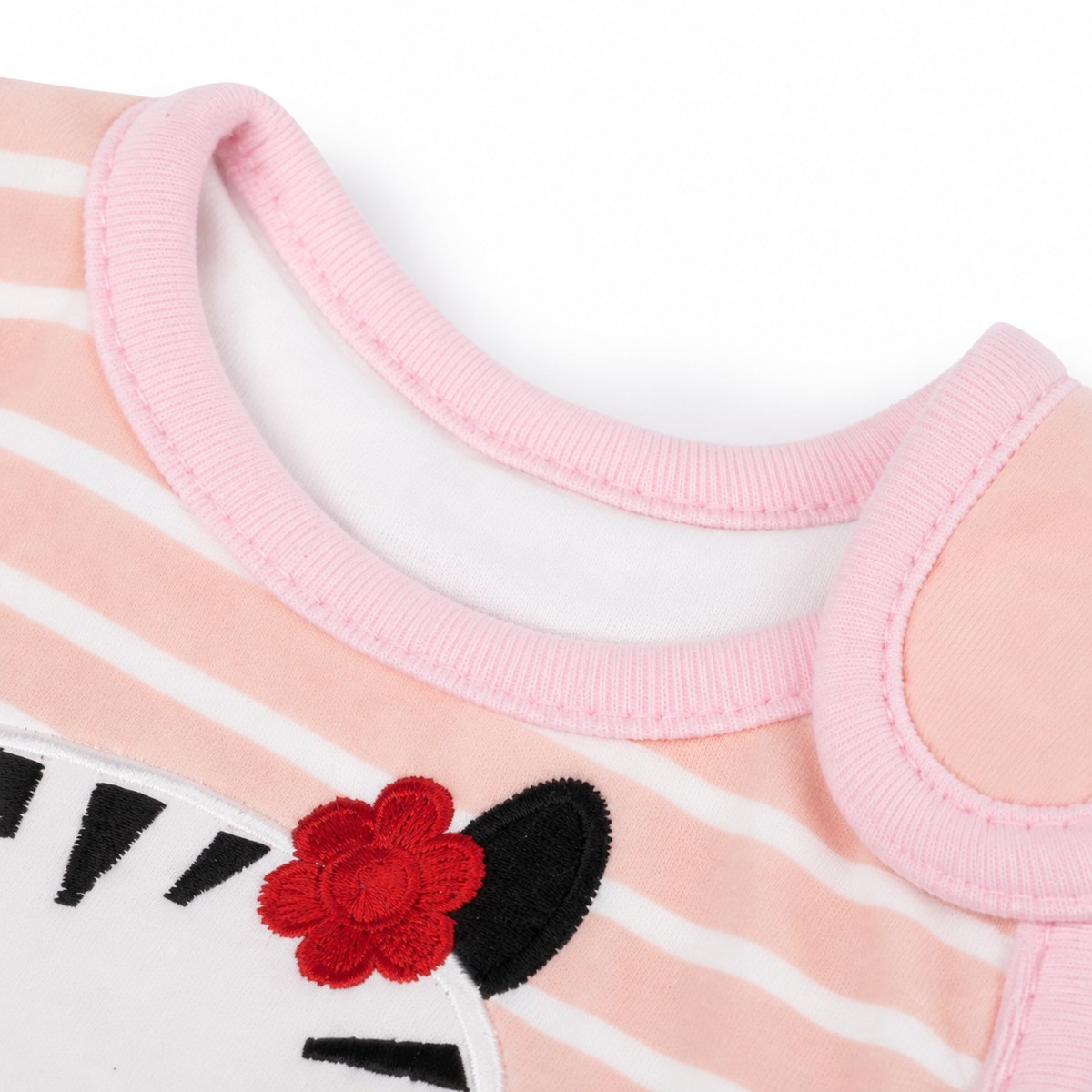 BABY Bib SET 3PCS CAT PINK