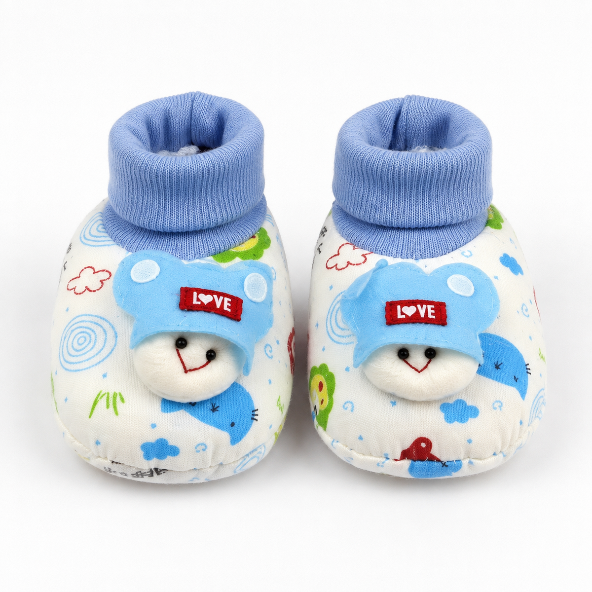BABY GIFT BOOTIES THAI PRINTED