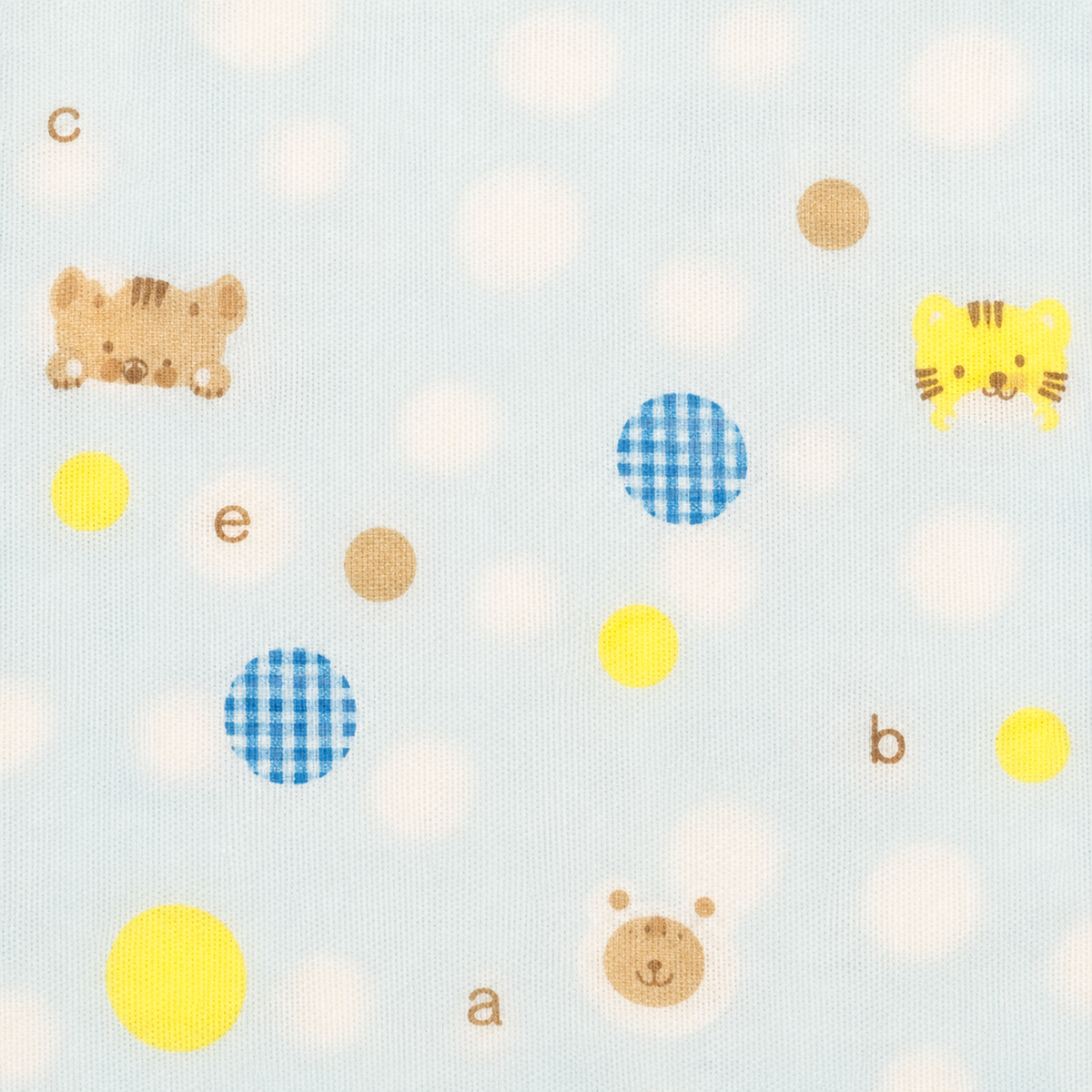 BABY PLASTIC BIB BUTTON TEDDY BEAR SKY BLUE