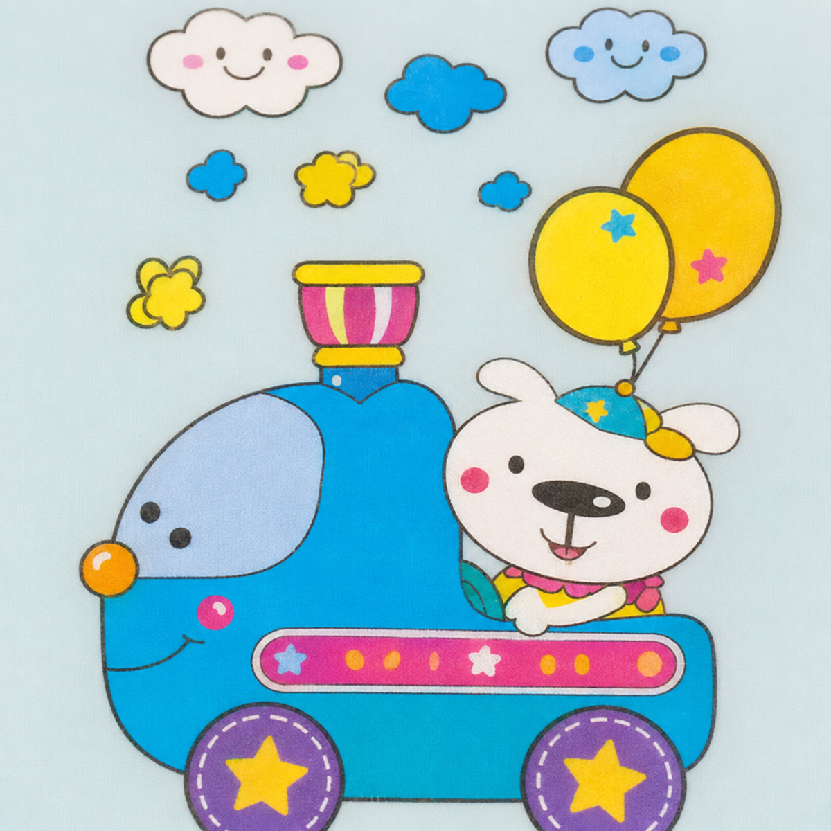 BABY PLASTIC SHIRT BIB CYAN