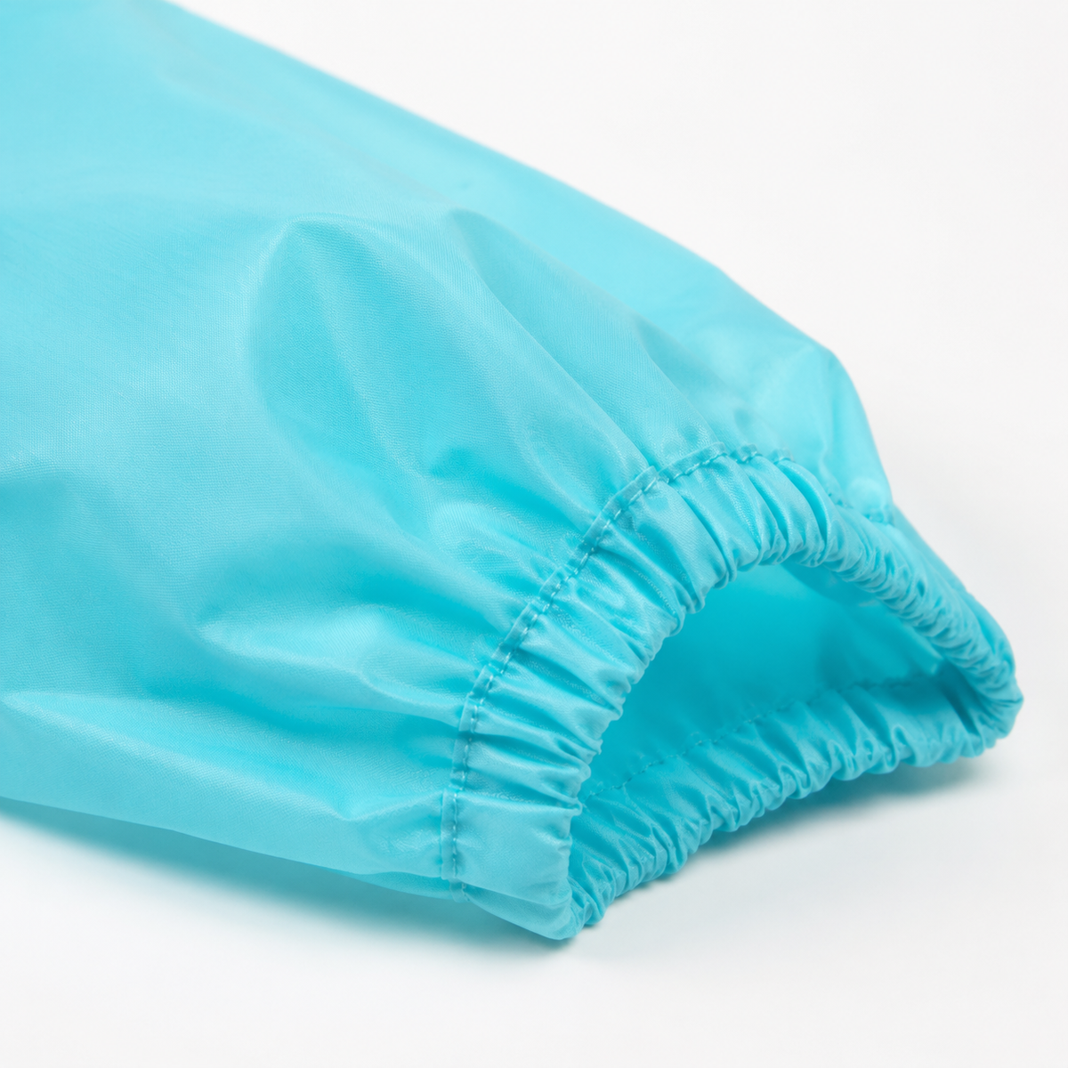 BABY PLASTIC SHIRT BIB CYAN