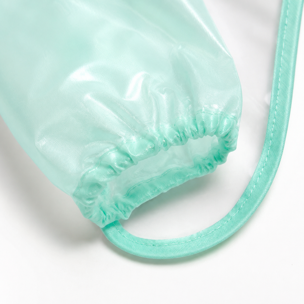 BABY PLASTIC SHIRT BIB GREEN