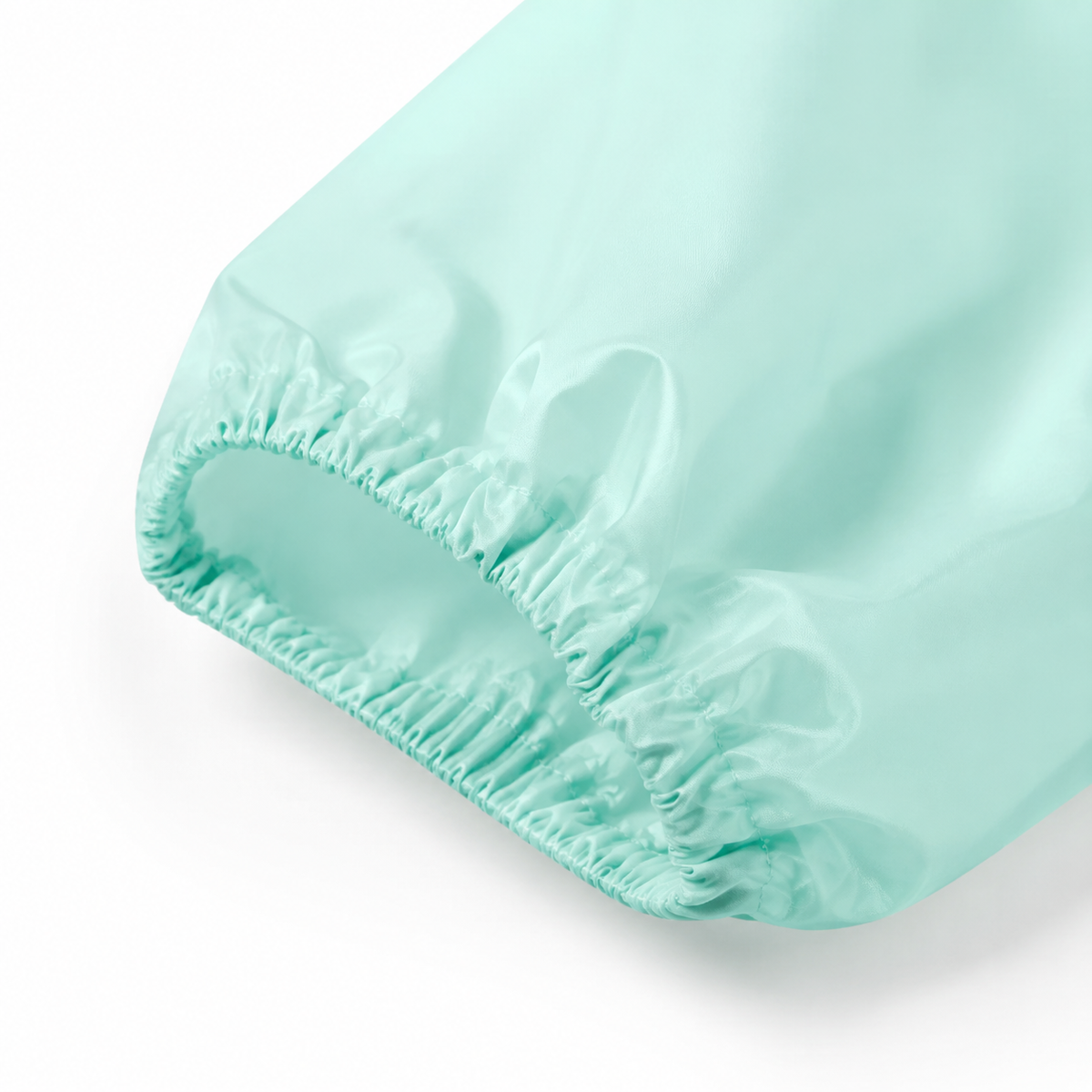 BABY PLASTIC SHIRT BIB GREEN