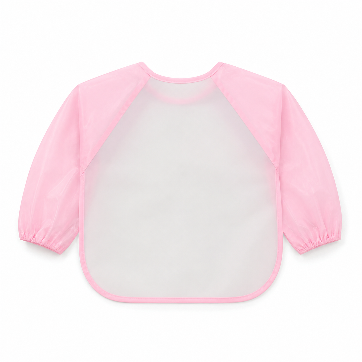 BABY PLASTIC SHIRT BIB PINK