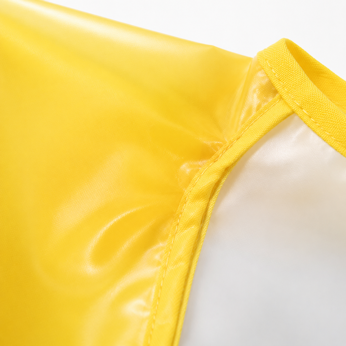 BABY PLASTIC SHIRT BIB YELLOW