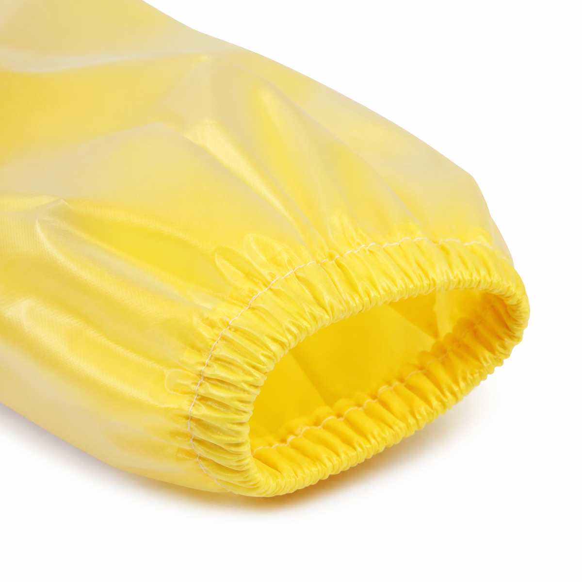 BABY PLASTIC SHIRT BIB YELLOW