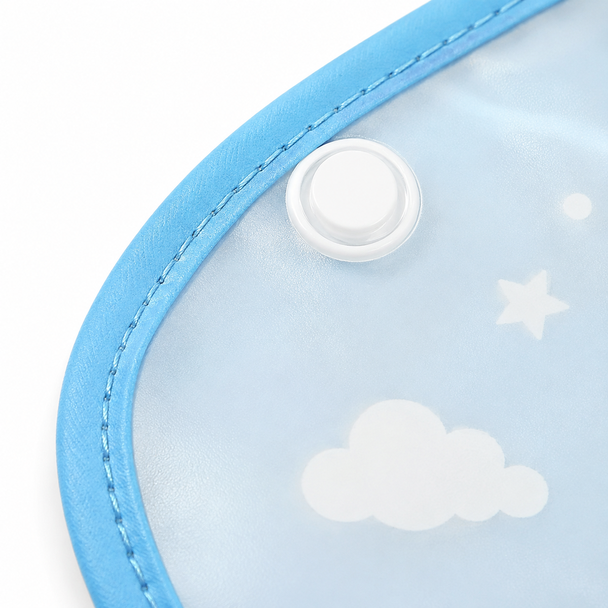BABY POCKET BIB BEAR BLUE