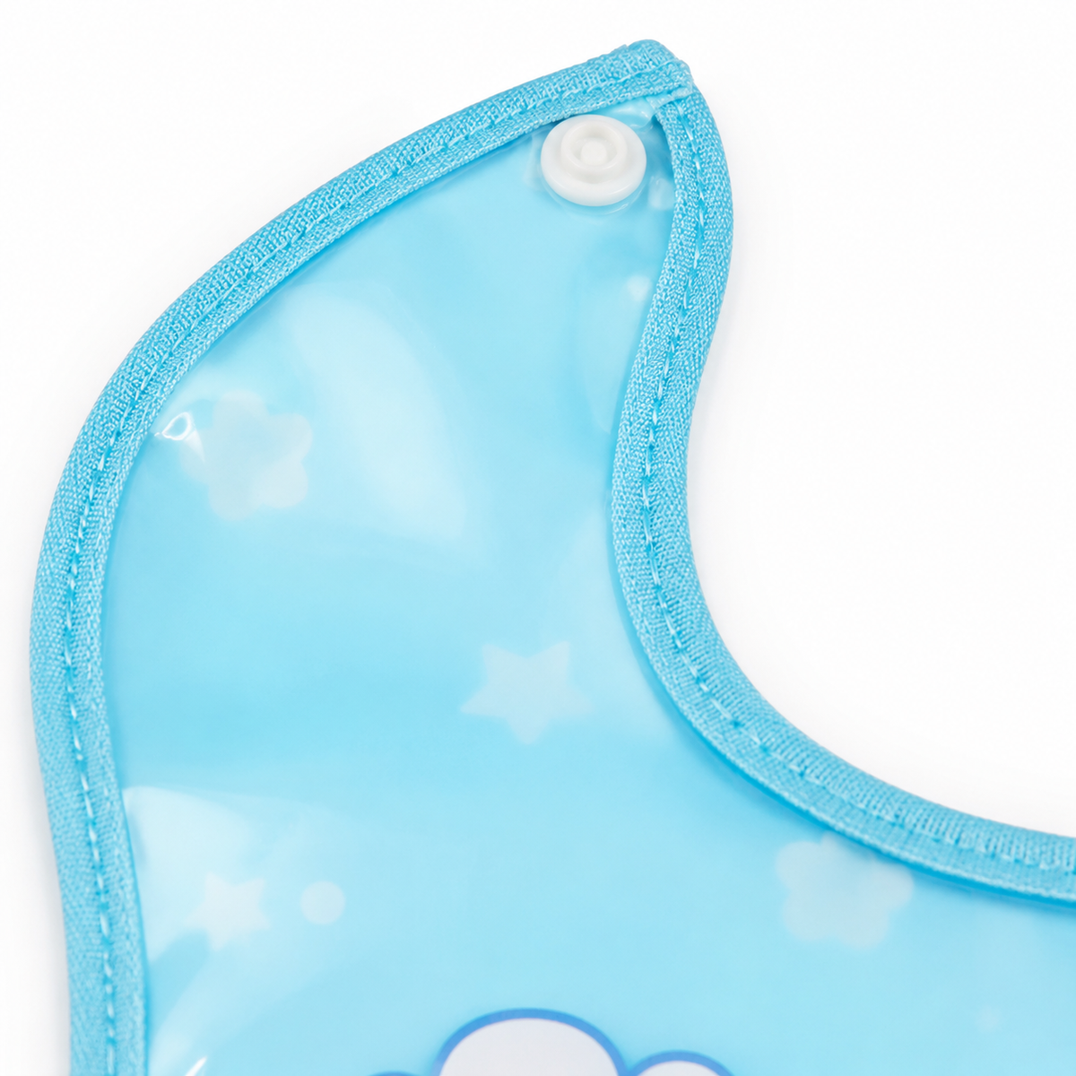 BABY POCKET BIB CRAIN BLUE