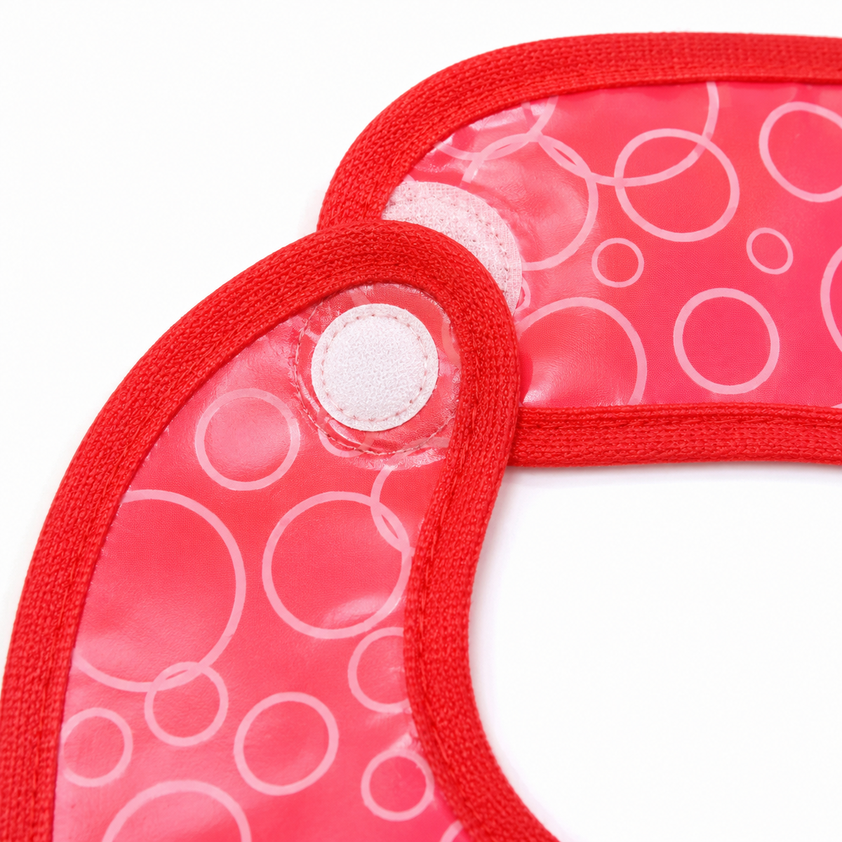 BABY POCKET BIB KITTY RED
