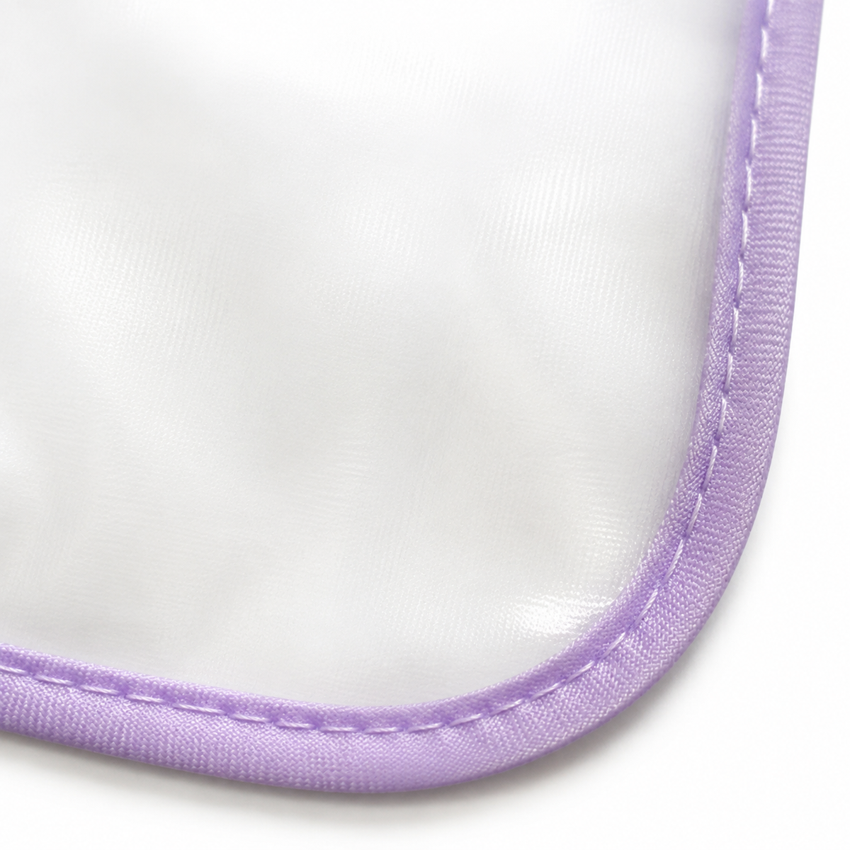 BABY POCKET BIB PURPLE BUTTERFLY