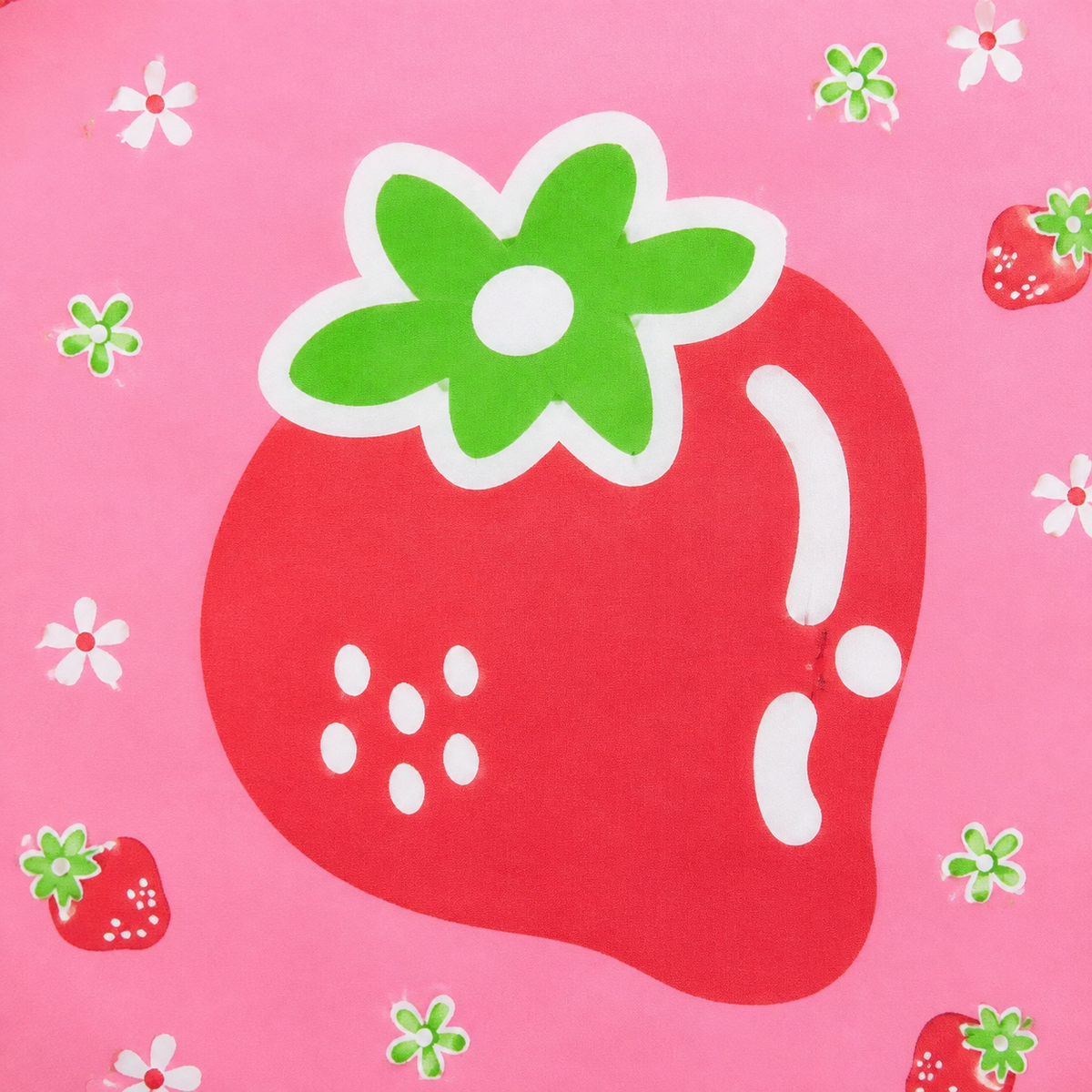 BABY POCKET BIB STRAWBERRY PINK