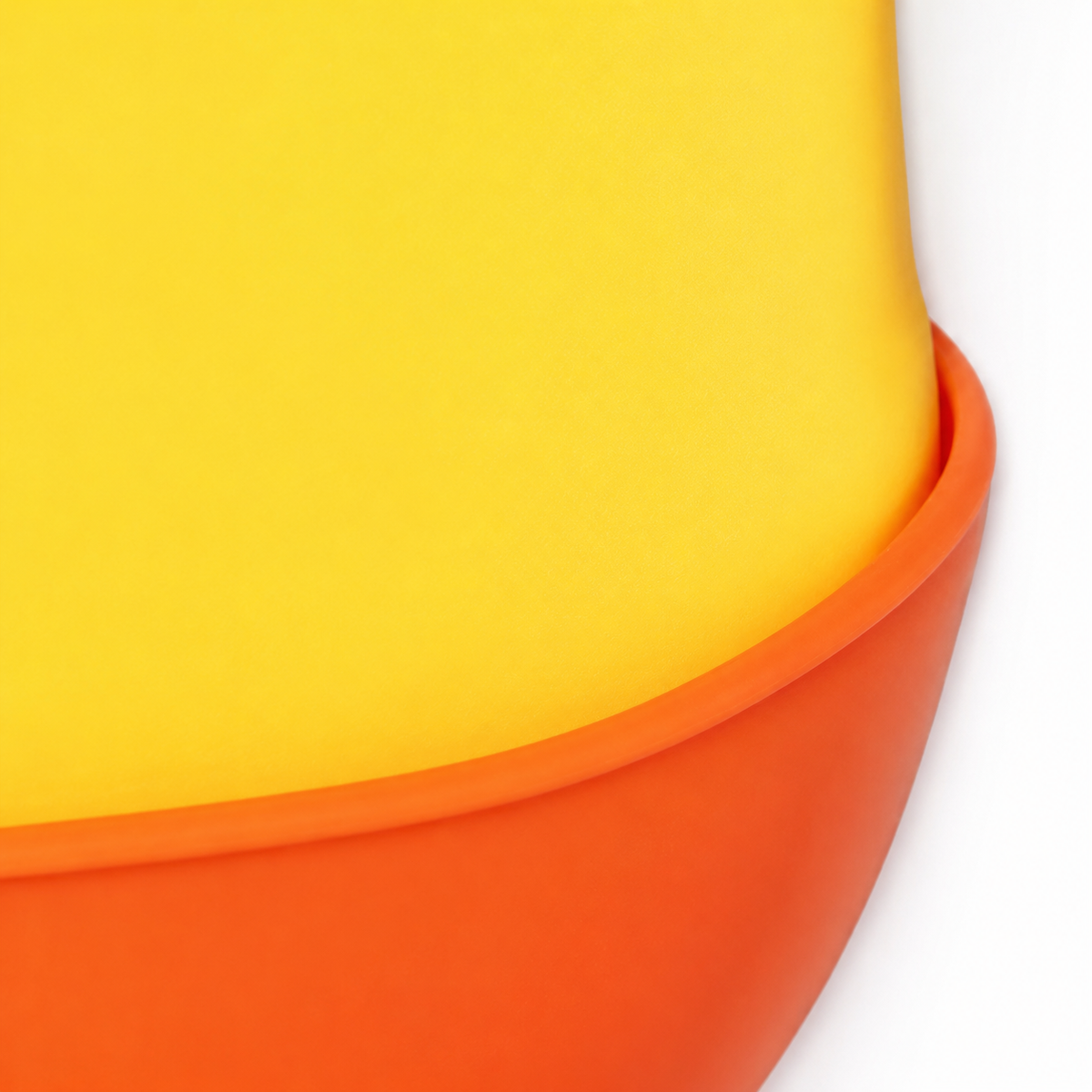 BABY SILICONE BIB FEED ME YELLOW
