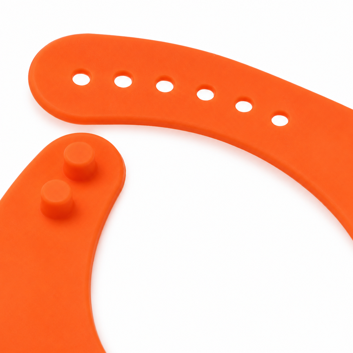 BABY SILICONE BIB FROG ORANGE