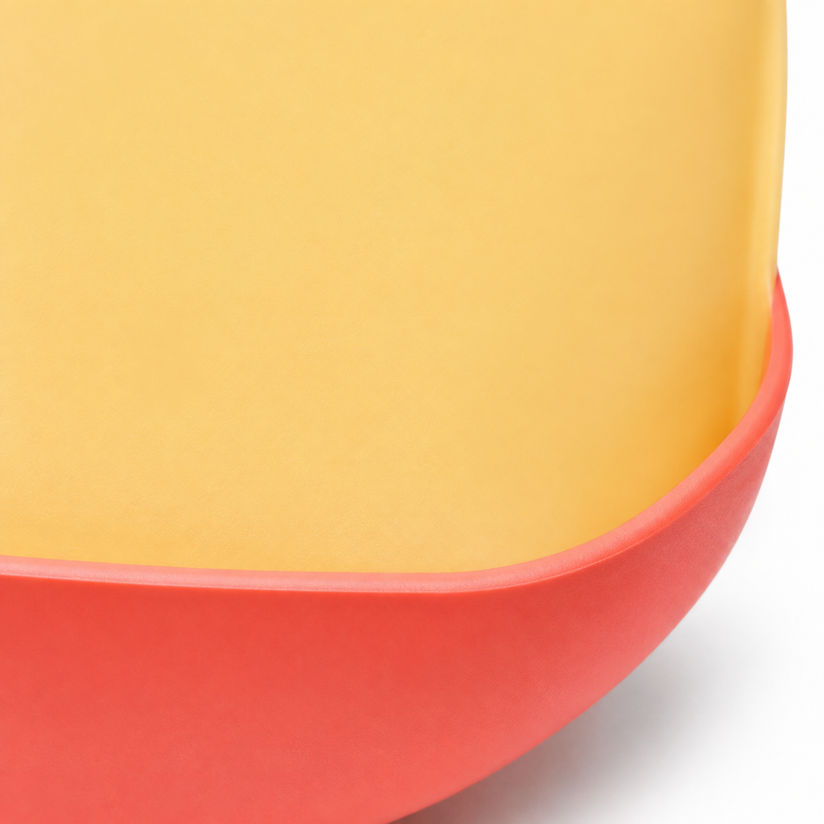BABY SILICONE BIB MONDAY PEACH
